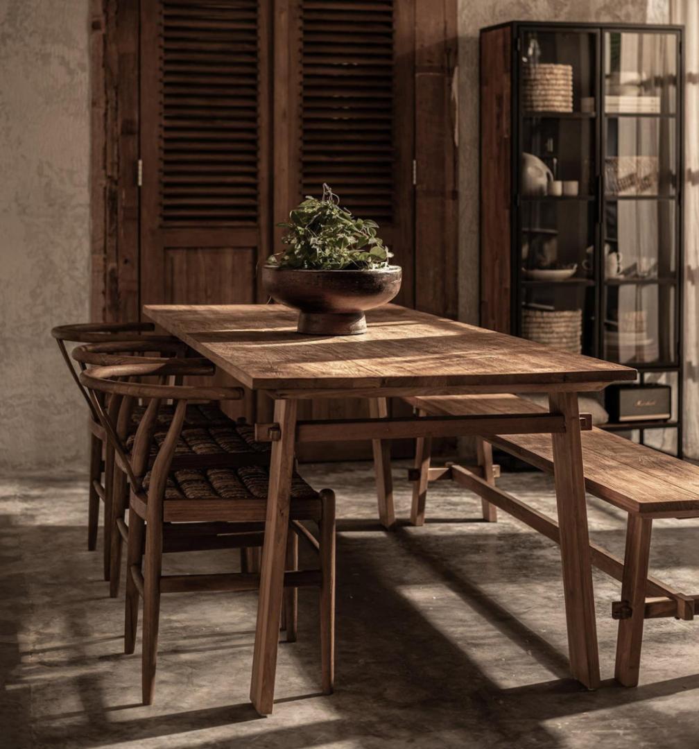 Table à manger Artisan en teck